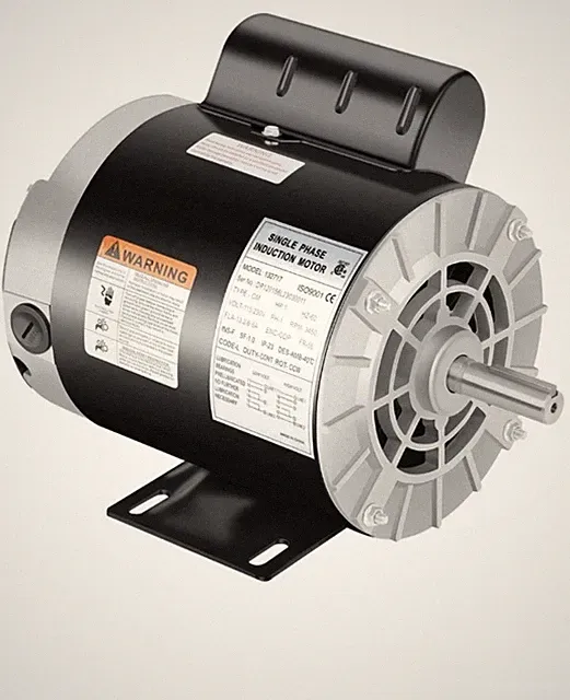 1HP Air Compressor Duty Motor Single Phase 3450 RPM 56 Frame 5/8" Shaft Diameter