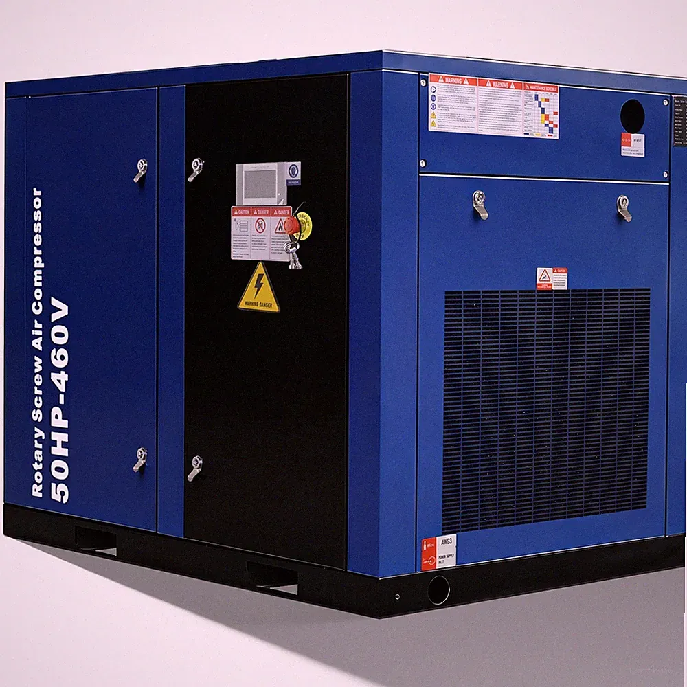 219CFM Rotary Screw Air Compressor - 125 PSI, 50 HP, 460V Commercial Use