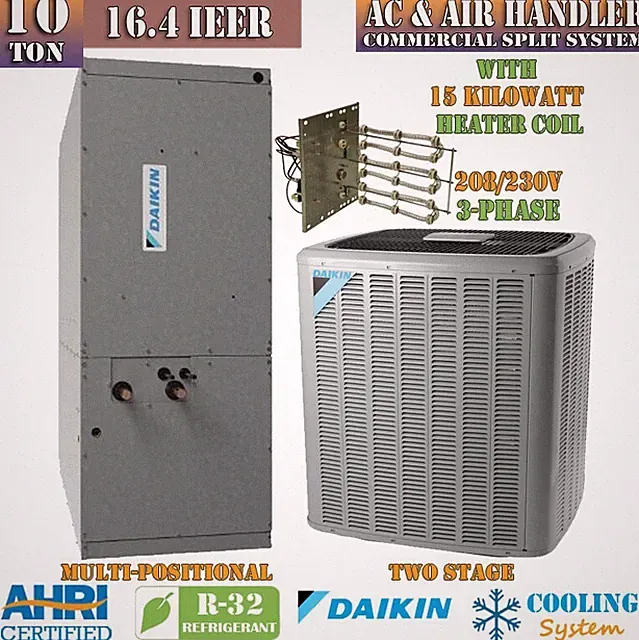 Daikin 10 Ton 16.4 IEER Commercial AC Split System Two Stage 208/230V 3-Phase