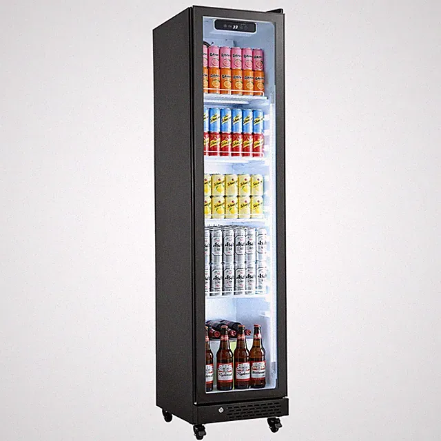 VEVOR Commercial Merchandiser Refrigerator 8.3 Cu.Ft Upright Beverage Cooler